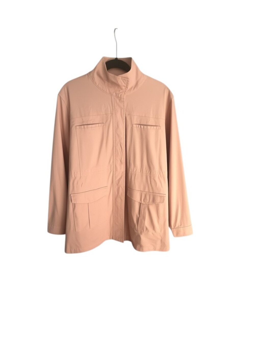 Serra Utility Jacket XL Peach Blush Cotton Stretch Lightweight